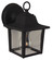 Coach Lights Cast One Light Wall Mount in Textured Black (46|Z190-TB)