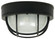 Bulkheads Oval and Round One Light Flushmount in Textured Black (46|Z395-TB)