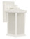 Resilience Lanterns One Light Outdoor Wall Lantern in Textured White (46|ZA2404-TW)