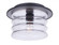 Canon One Light Outdoor Flush Mount in Midnight (46|ZA3637-MN)