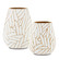 Anika Vase in White/Gold (142|1200-0496)