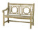 Leagrave Bench in Portland/Faux Bois (142|2385)