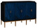 Kallista Collection Cabinet in Dark Sapphire/Caviar Black/Antique Brass (142|3000-0082)