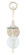 Sethos Collection One Light Wall Sconce in Silver Leaf (142|5000-0028)