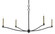 Knole Four Light Chandelier in French Black (142|9000-0176)