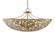 Confetti Five Light Chandelier in Hand Rubbed Gold Leaf (142|9000-0430)