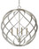 Roussel Four Light Chandelier in Contemporary Silver Leaf (142|9000-0507)