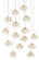 Crystal 15 Light Pendant in Crystal/Contemporary Silver/Silver (142|9000-0670)