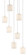 Dove Seven Light Pendant in Painted Silver/White (142|9000-0711)