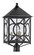 Ripley Three Light Post Mount in Midnight (142|9600-0002)