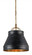 Lumley Collection One Light Pendant in French Black/Pyrite Bronze (142|9868)