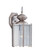 Beveled Glass Lantern One Light Wall Lantern in Pewter (43|1101-PW)