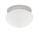 Basic Flushmount Two Light Flushmount in White (43|4732-WH)