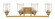 Drake Four Light Bath Bar in Brushed Gold (43|96304-BG)