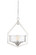 Drake One Light Foyer Pendant in Polished Nickel (43|96350-PN)