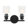 Cedar Lane Two Light Vanity in Matte Black (43|D236M-2B-MB)