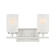 Carmine Two Light Vanity in Brushed Nickel (43|D239M-2B-BN)