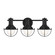 Dalton Three Light Vanity in Matte Black (43|D243M-3B-MB)