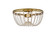 Kylie Three Light Flush Mount in Brass (173|1112F14BR)