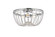 Kylie Three Light Flush Mount in Chrome (173|1112F14C)