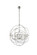 Geneva Six Light Chandelier in Polished Nickel (173|1130D32PN/RC)