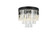 Sydney Nine Light Flush Mount in Matte Black (173|1201F20MB/RC)