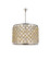 Madison Eight Light Chandelier in Polished Nickel (173|1206D27PN-GT/RC)