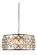 Madison Six Light Chandelier in Polished Nickel (173|1214D25PN/RC)