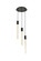 Weston Three Light Pendant in Black (173|2067D16BK)