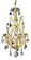 Maria Theresa Four Light Pendant in Gold (173|2800D12G/RC)