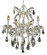 Maria Theresa Six Light Chandelier in Chrome (173|2801D20C/RC)