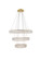 Monroe LED Pendant in Gold (173|3503G3LG)