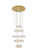 Monroe LED Pendant in Gold (173|3503G5LG)