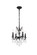 Rosalia Four Light Pendant in Dark Bronze (173|9204D17DB/RC)