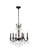 Rosalia Six Light Chandelier in Dark Bronze (173|9206D23DB/RC)