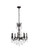 Rosalia Eight Light Chandelier in Dark Bronze (173|9208D24DB-GT/RC)