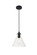 DESTRY One Light Pendant in Black (173|LD2244BK)