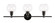 Collier Three Light Wall Sconce in Black (173|LD2318BK)