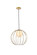 Wetzel One Light Pendant in Black (173|LD2345BR)