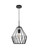 Candor One Light Pendant in black (173|LD4008D11BK)