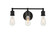 Serif Three Light Wall Sconce in black (173|LD4028W16BK)