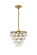 Kora Three Light Pendant in Brass (173|LD5016D13BR)