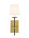 Eclipse One Light Wall Sconce in Brass and Black (173|LD6102W4BRBK)