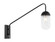 Kace One Light Wall Sconce in Black (173|LD6174BK)