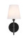 Cason One Light Wall Sconce in Black (173|LD6183BK)