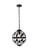 Levante One Light Pendant in Black (173|LD7075D12BK)