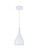 Nora One Light Pendant in White (173|LDPD2001WH)
