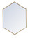 Decker Mirror in Brass (173|MR4424BR)