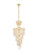 Spiral Ten Light Pendant in Gold (173|V1800SR16G/RC)