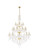 Verona 25 Light Chandelier in Gold (173|V7825G43G/RC)